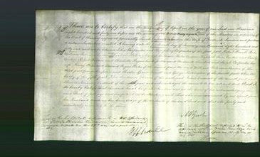 Deed by Married Women - Sarah Carpenter Sandon-Original Ancestry