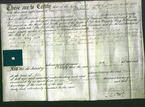 Deed by Married Women - Sarah Threadgold-Original Ancestry