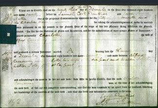 Deed by Married Women - Charlotte Carroway-Original Ancestry