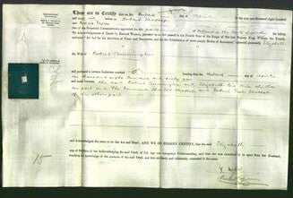 Deed by Married Women - Elizabeth Cummington-Original Ancestry