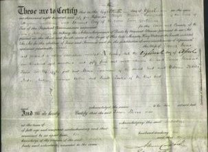 Deed by Married Women - Sarah Morris-Original Ancestry