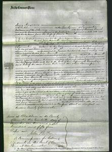 Court of Common Pleas - Jane Haworth-Original Ancestry