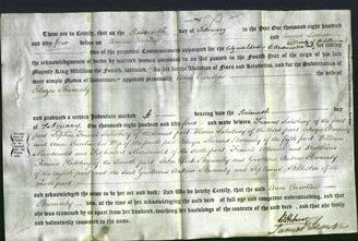 Deed by Married Women - Anne Caroline Burnaby-Original Ancestry