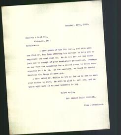 Letter - The Elliott & Reid Co.