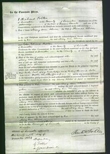 Court of Common Pleas - Mary Ann Oliver-Original Ancestry