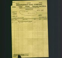 Letterhead - Indianapolis Coal Company