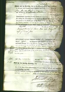 Deed by Married Women - Elizabeth Totty, Margaret Peers and Mary Jones-Original Ancestry