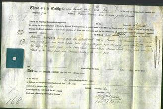 Deed by Married Women - Alice Snape-Original Ancestry