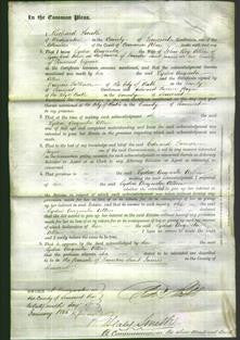 Court of Common Pleas - Lydia Augusta Allen-Original Ancestry