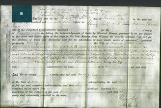 Deed by Married Women - Mary Sutton-Original Ancestry