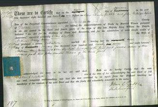 Deed by Married Women - Ellen Elizabeth Moon-Original Ancestry