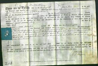 Deed by Married Women - Mary Sails-Original Ancestry