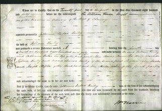 Deed by Married Women - Catherine Dubar Bailey-Original Ancestry