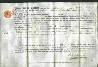 Deed by Married Women - Charlotte Jenner-Original Ancestry