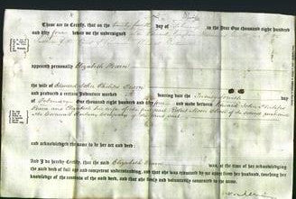Deed by Married Women - Elizabeth Pearn-Original Ancestry