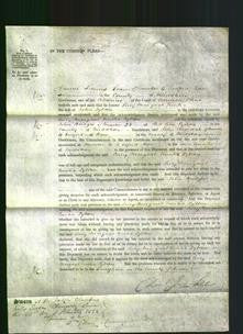 Court of Common Pleas - Lucy Margaret Emilia Tynden-Original Ancestry