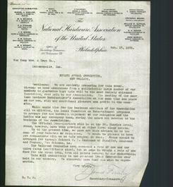 Letterhead - The National Hardware Association of the United States