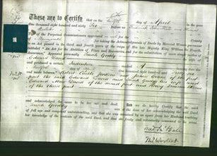 Deed by Married Women - Sarah Gooddy David-Original Ancestry