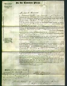 Court of Common Pleas - Margaret Hutchinson-Original Ancestry