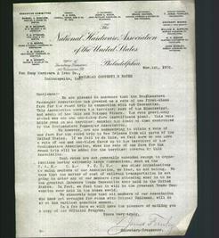 Letterhead - The National Hardware Association of the United States