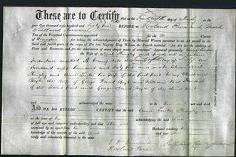 Deed by Married Women - Anne Linton Hingley-Original Ancestry