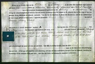 Deed by Married Women - Sarah Ann Johns-Original Ancestry