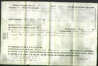 Deed by Married Women - Sarah Gray Davies-Original Ancestry