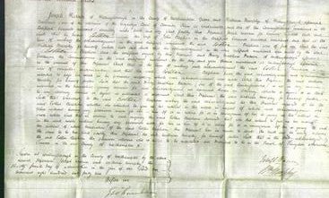 Court of Common Pleas - Esther Claphman-Original Ancestry