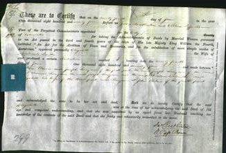 Deed by Married Women - Elizabeth Smith-Original Ancestry
