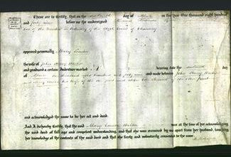 Deed by Married Women - Mary Louisa Walter-Original Ancestry