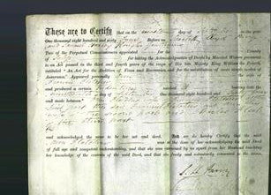 Deed by Married Women - Anne Fletcher-Original Ancestry