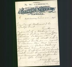 Letterhead - Office of N.W. Corbet