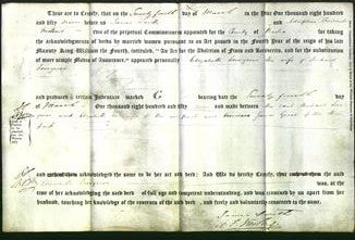 Deed by Married Women - Elizabeth Lovegrove-Original Ancestry