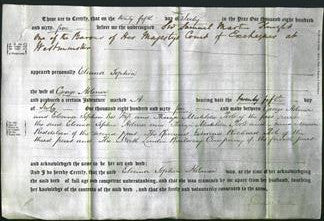 Deed by Married Women - Eleanor Sophia Holmer-Original Ancestry