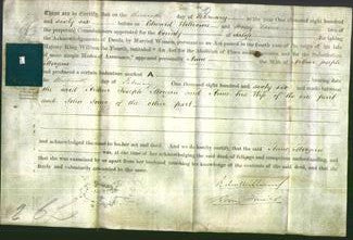 Deed by Married Women - Anne Morgan-Original Ancestry