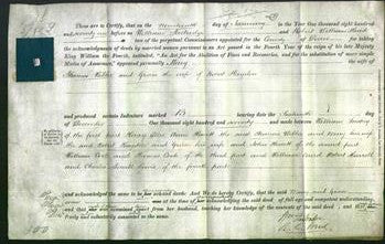 Deed by Married Women - Mary Webber and Grace Haydon-Original Ancestry
