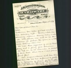 Letterhead - Office of J.M. Alexander & Co.