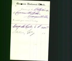 Bank Letterhead - German National Bank