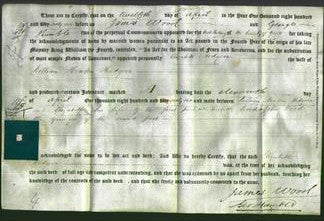 Deed by Married Women - Elizabeth Hodgson-Original Ancestry