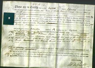Deed by Married Women - Elizabeth Nicholson-Original Ancestry