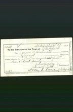 Wakefield, Massachusetts Payment Voucher - James L Wentworth