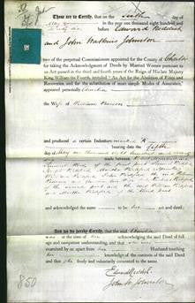 Deed by Married Women - Amelia Pearson-Original Ancestry