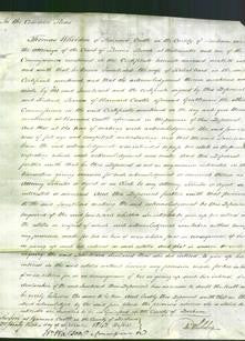 Court of Common Pleas - Jane Ward-Original Ancestry