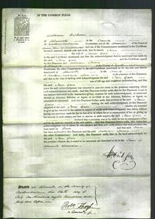 Court of Common Pleas - Jane Gair-Original Ancestry