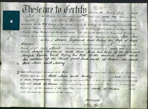 Deed by Married Women - Rose Ann England and Mary Craven-Original Ancestry
