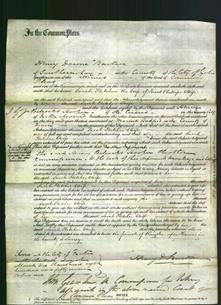 Court of Common Pleas - Sarah Fletcher Cleife-Original Ancestry