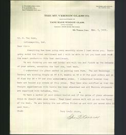 Letterhead - The Mt. Vernon Glass Co.