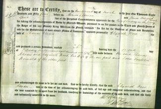 Deed by Married Women - Elizabeth Wood Rhodes-Original Ancestry