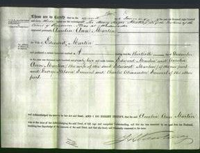 Deed by Married Women - Amelia Ann Martin
