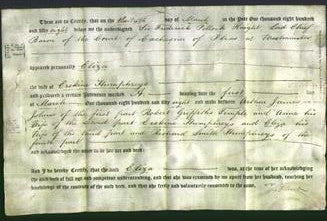 Deed by Married Women - Eliza Humphreys-Original Ancestry